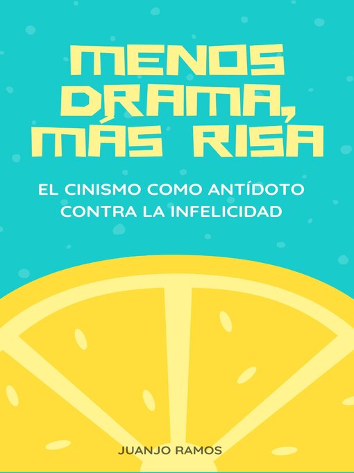Cover image for Menos drama, más risa